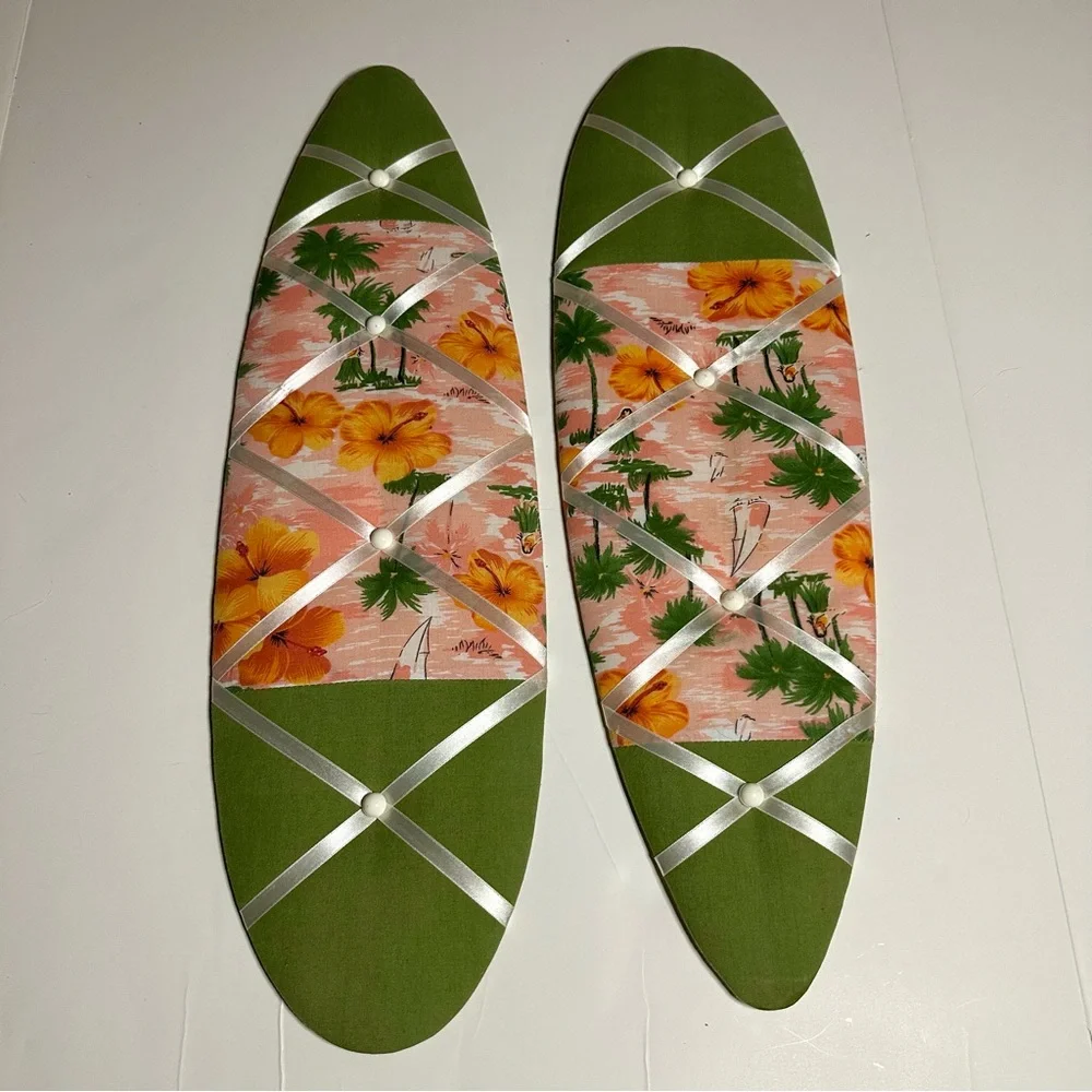 Surfboard Fabric-Covered Memo Boards Set of‎ 2